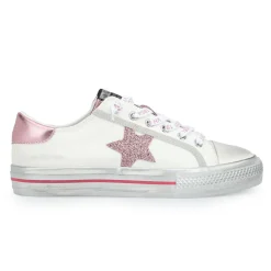 Cheap ALIVE - WHITE PINK Low Tops