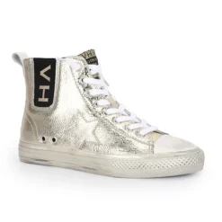 Shop ALIVE HIGH - GOLD FOIL High Tops