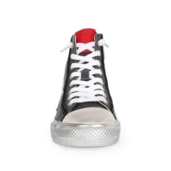 Discount ALIVE HIGH - GREY CANVAS High Tops