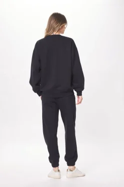 Best Sale Black Proweave Crewneck Sweatshirt All Tops|Hoodies