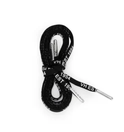 New BLACK WHITE SILVER TIP LACES Shoe Laces