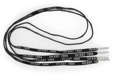 New BLACK WHITE SILVER TIP LACES Shoe Laces