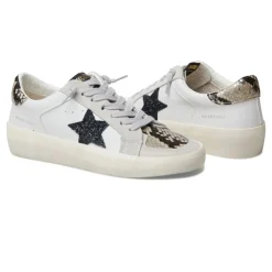 New BONNIE WHITE SNAKE MULTI Low Tops