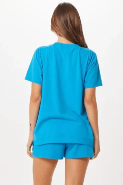 Sale Bright Blue St. Tropez Jet Setter T-Shirt All Tops