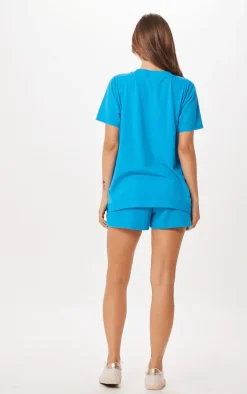 Sale Bright Blue St. Tropez Jet Setter T-Shirt All Tops