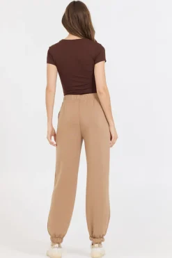 Hot Caramel Cloud Fleece Jogger Joggers