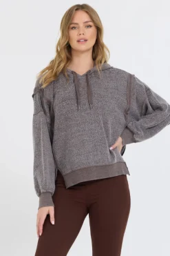 Outlet Chocolate Syrup Reverse Fleece Hoodie All Tops|Hoodies