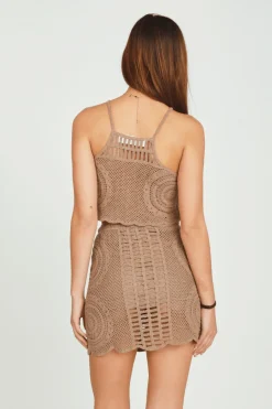 Sale Cocoa Circle Crochet Skirt All Bottoms