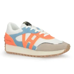 Discount COSMIC 1 - BRIGHT ORANGE/BABY BLUE Low Tops