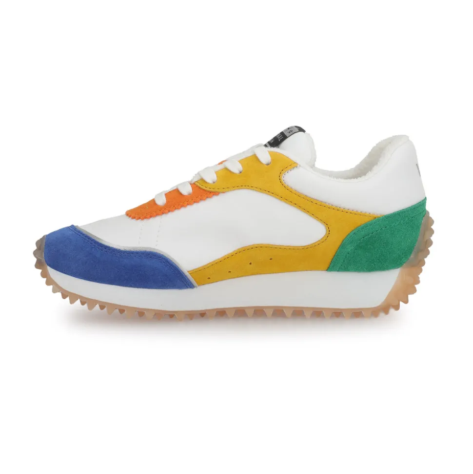 Fashion COSMIC - BLUE MUSTARD ORANGE MULTI Low Tops