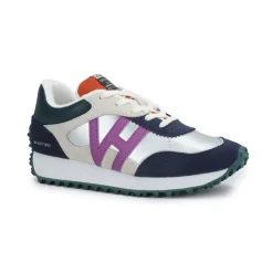 Fashion COSMIC - SILVER NYLON PURPLE Low Tops