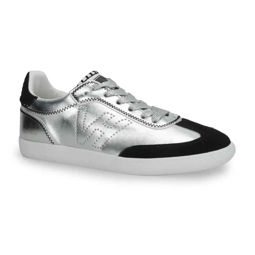 Clearance CRISP - WASHED SILVER BLACK Low Tops