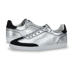 Clearance CRISP - WASHED SILVER BLACK Low Tops