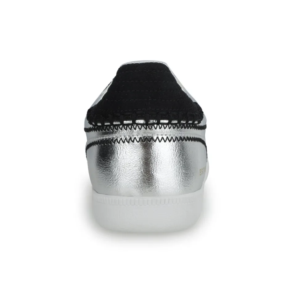 Clearance CRISP - WASHED SILVER BLACK Low Tops