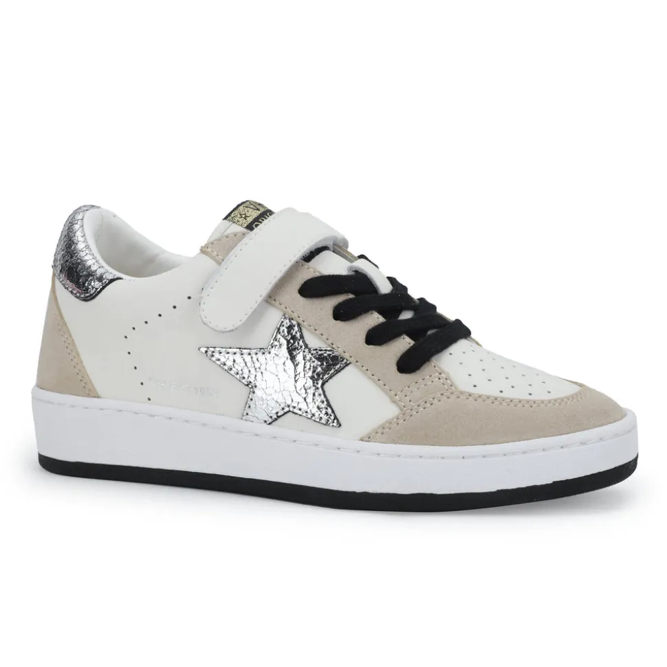 Clearance DAKOTA - TAUPE SILVER BLACK Low Tops