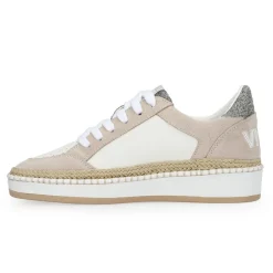 Cheap DENISSE 29 - RAFFIA/PINK/SILVER Low Tops