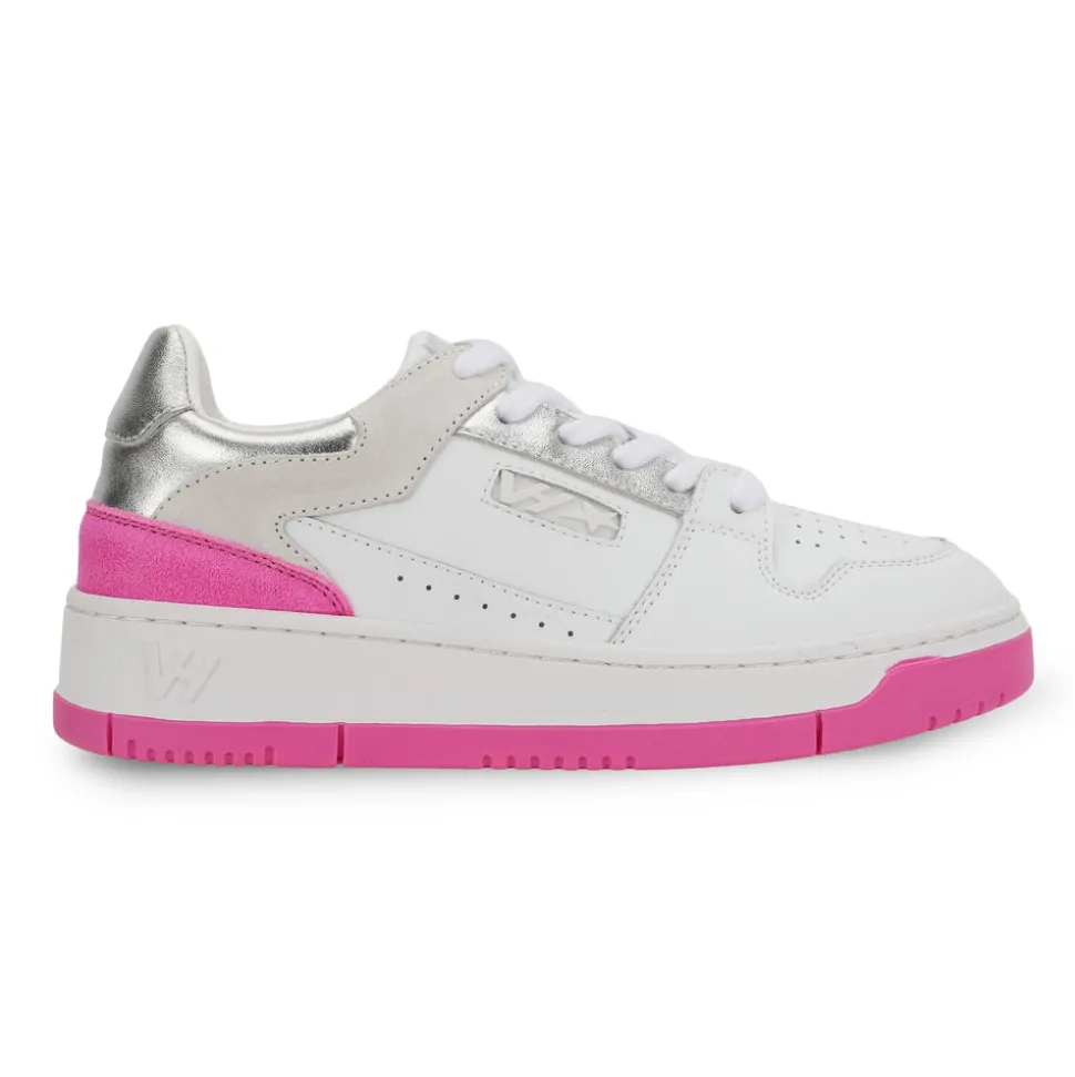 Best FINESSE - NEON PINK SILVER Low Tops