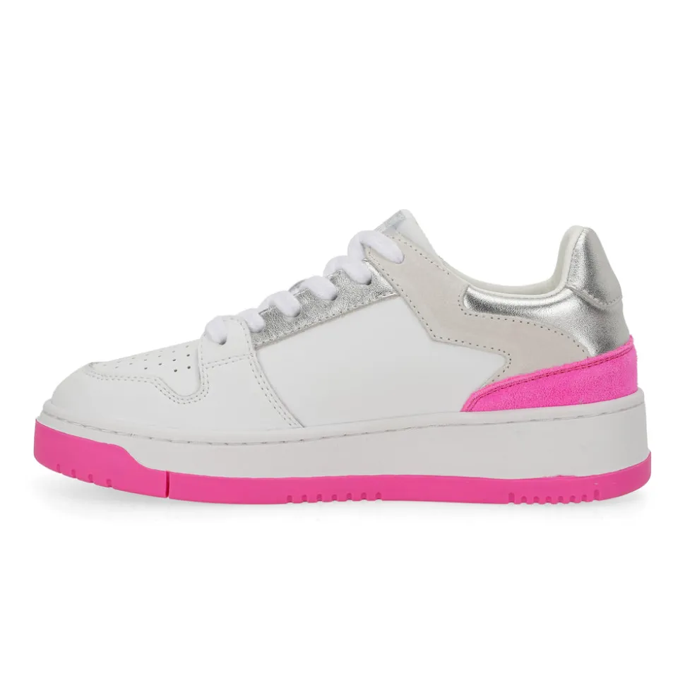 Best FINESSE - NEON PINK SILVER Low Tops
