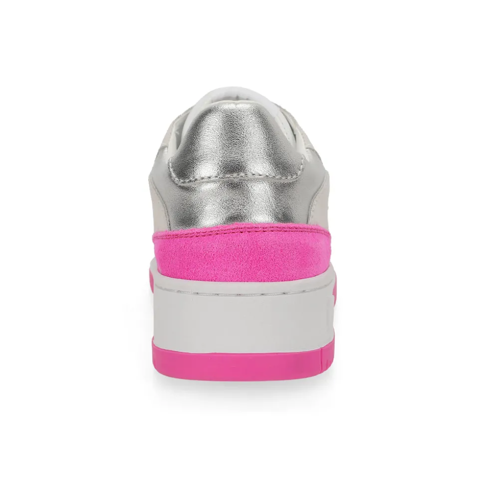Best FINESSE - NEON PINK SILVER Low Tops