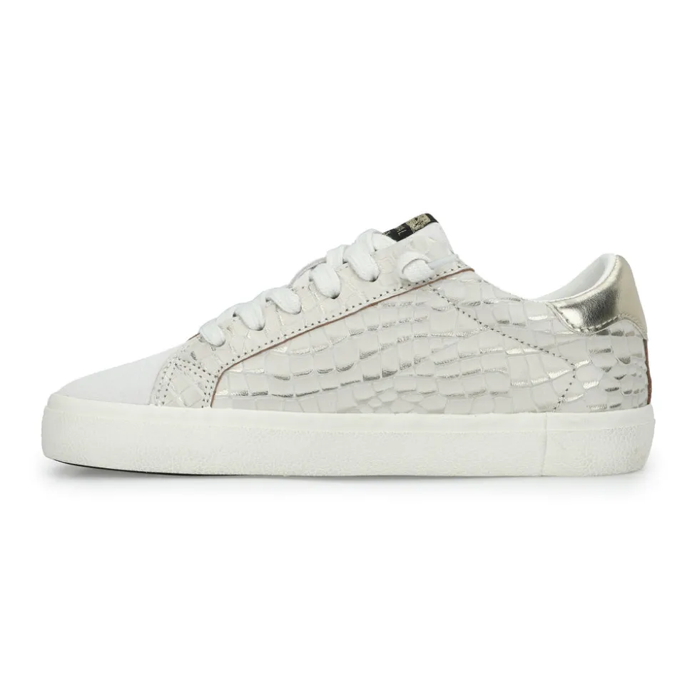 Fashion FLAIR 39 - GOLD CROCO Low Tops