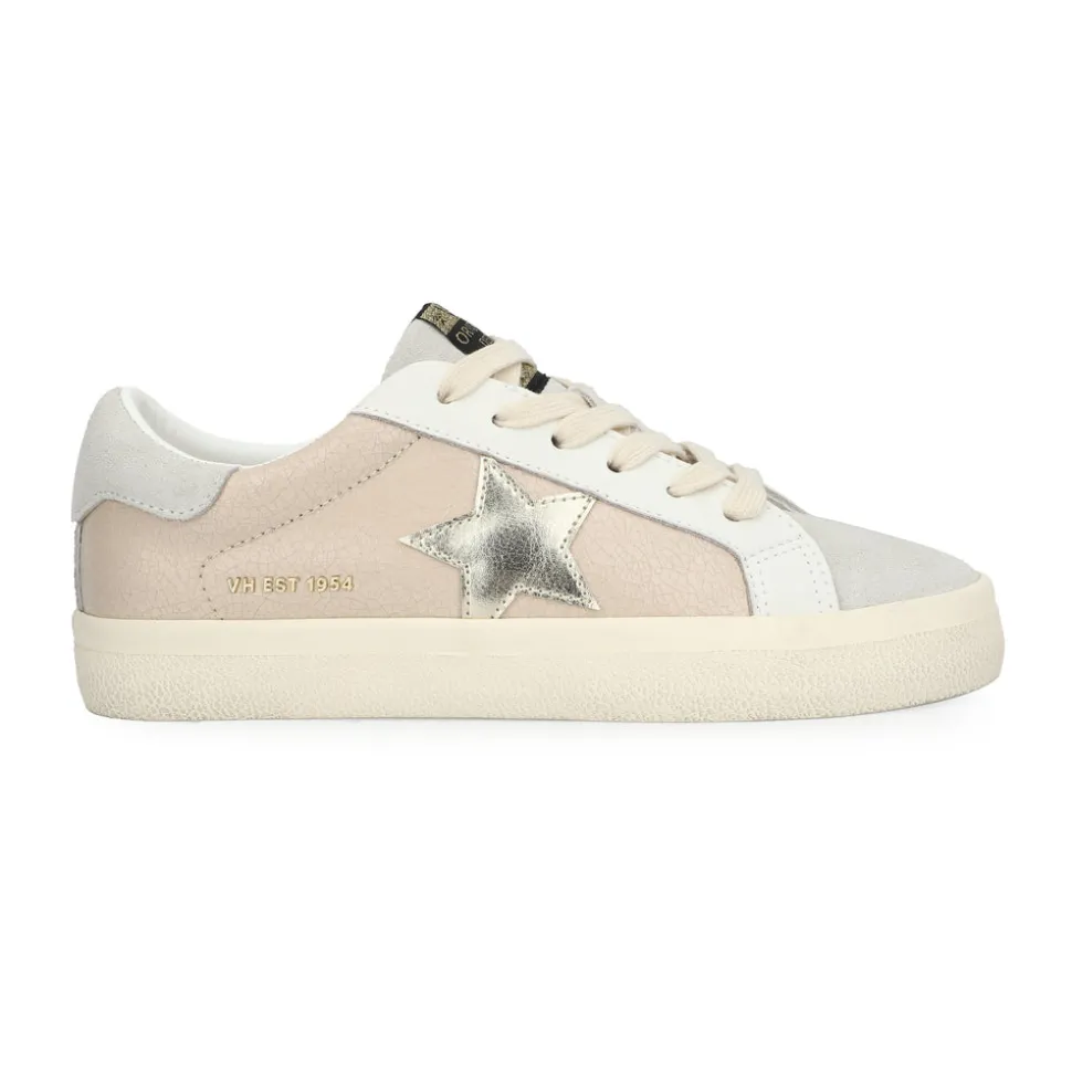 Cheap FLAIR 30 - TAUPE CRACKED LEATHER Low Tops