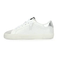 Shop FLAIR 38 - WHITE SNAKE/WASHED SILVER Low Tops