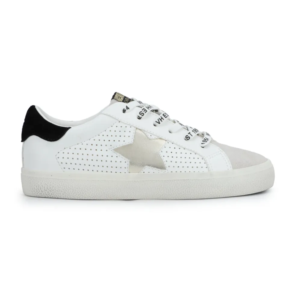 Outlet GADOL - WHITE GREY GOLD Low Tops