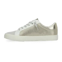 Sale GRANDE - METALLIC GOLD PEBBLED Low Tops