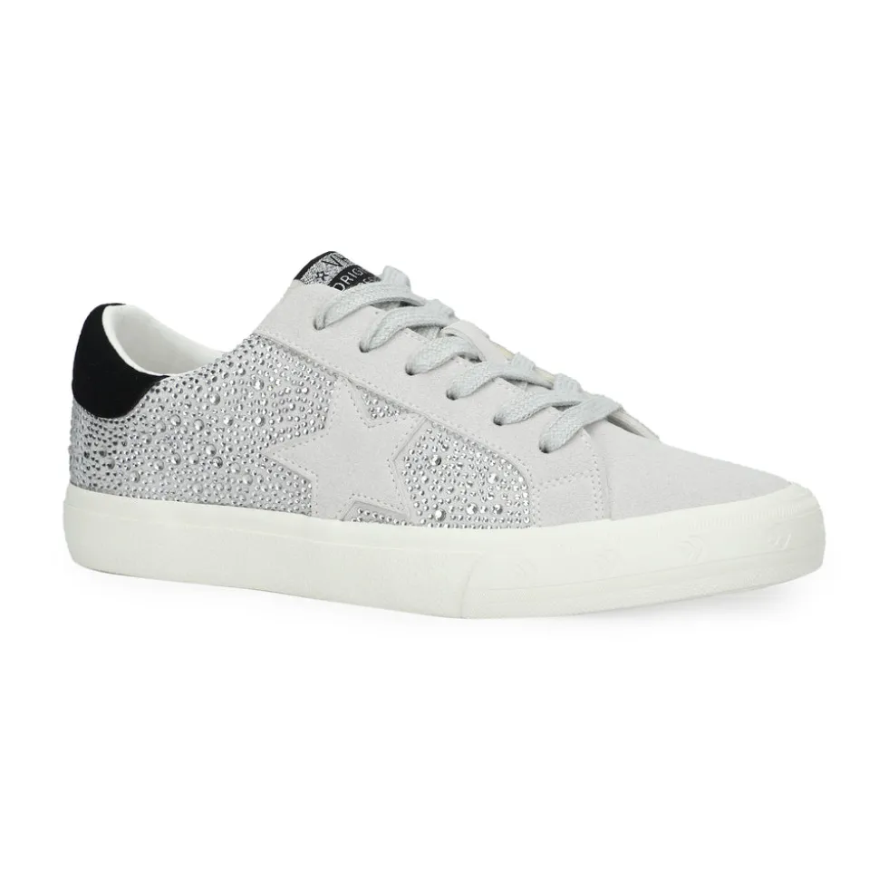 Discount GRANDE - SILVER RHINESTONE/GREY MULTI Low Tops