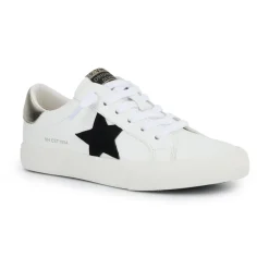 Best Sale GRANDE - WHITE BLACK GOLD MIX Low Tops