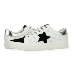 Fashion GRANDE - WHITE BLACK GOLD POP Low Tops