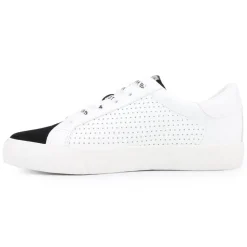Shop Grande - White Black Rhinestones Low Tops