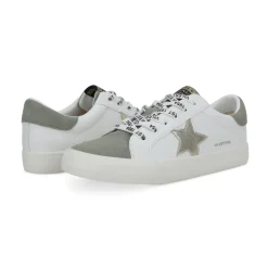 Hot GRANDE - WHITE MINT WASHED GOLD Low Tops