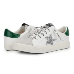 Online GRANDE - WHITE/GREY/GREEN Low Tops