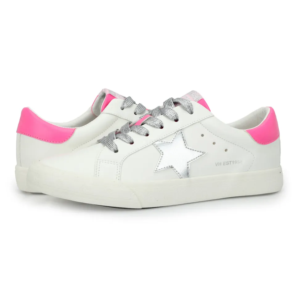 Best GRANDE - WHITE/WASHED SILVER/PINK Low Tops
