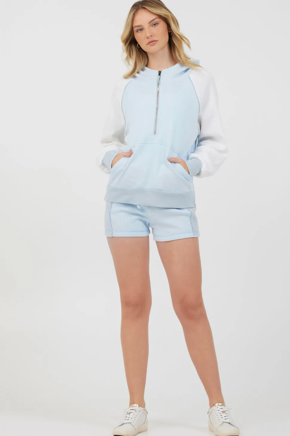 Best Grey Smoke Colorblock Shorts All Bottoms|Shorts