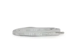 Discount GREY WHITE SILVER TIP LACES Shoe Laces
