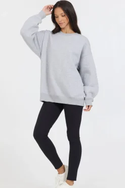 Store Heather Grey Proweave Crewneck Sweatshirt All Tops|Sweatshirts