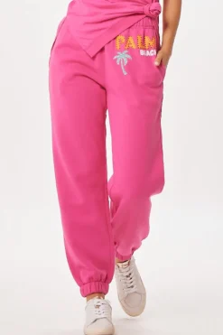 Best Sale Hot Pink Palm Beach Jet Setter Surf Wash Jogger All Bottoms|Joggers