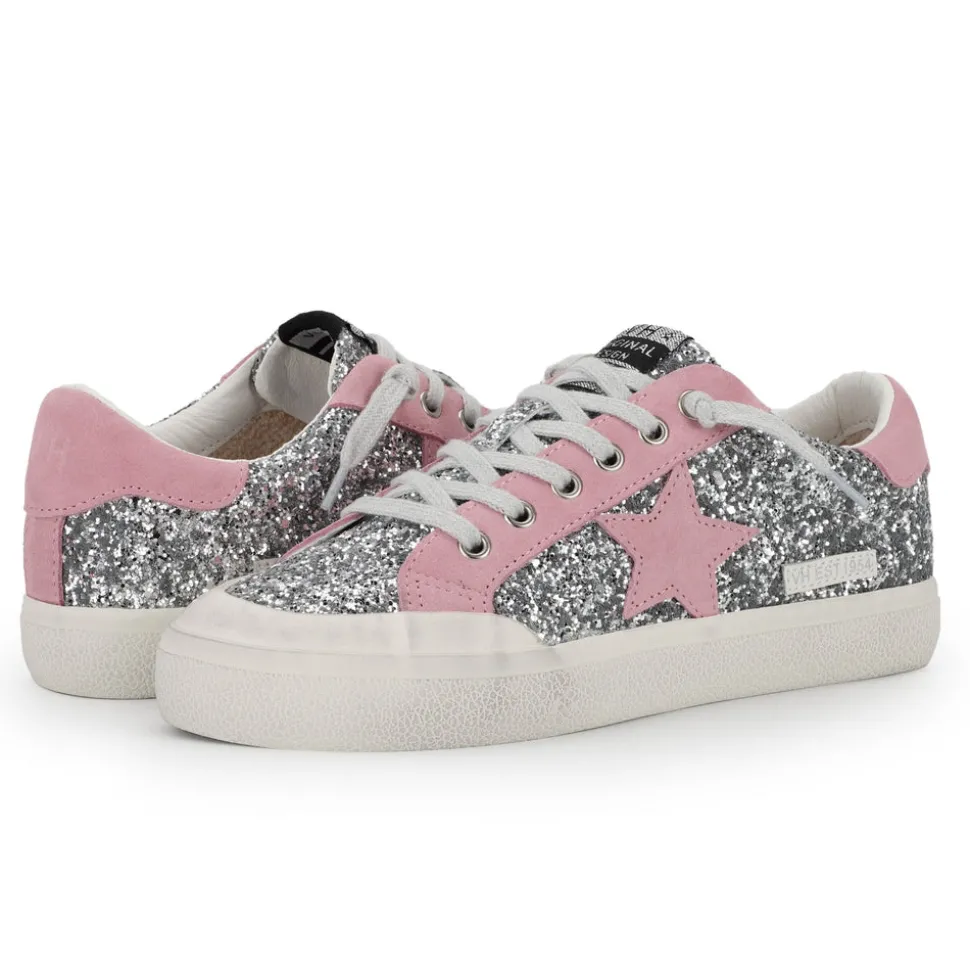 Discount ILANA - SILVER GLITTER Low Tops