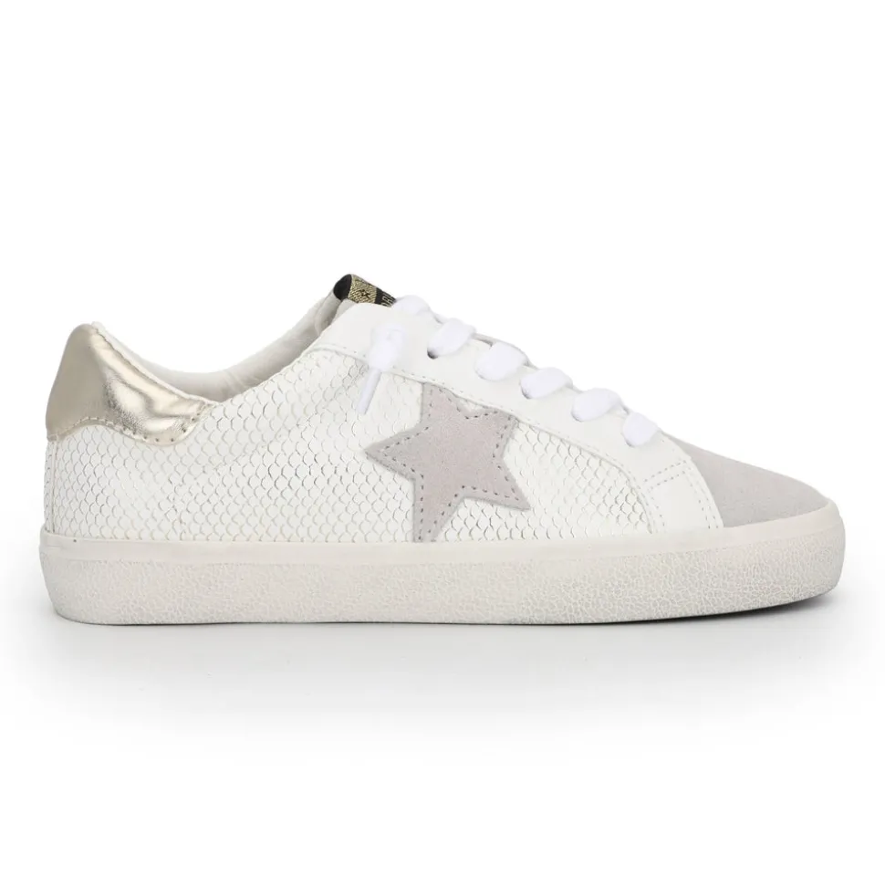 Discount KATE - WHITE GOLD SNAKE Low Tops