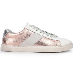 New KENDALL - WASHED PINK/WHITE MULTI Low Tops