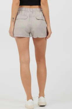 Flash Sale Khaki Tencel Cargo Shorts All Bottoms|Shorts