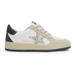 Sale KIDS ARIELLA - WHITE/ TAUPE GLITTER Kids Kids Sneakers|Kids Sneakers