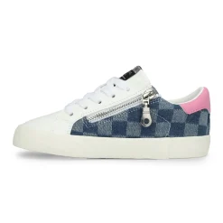 Flash Sale KIDS DIANNA - DENIM CHECKERED MULTI Kids Kids Sneakers|Kids Sneakers