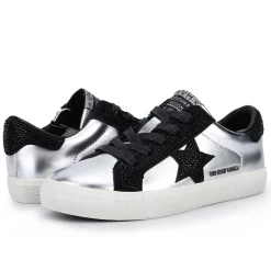 Store KIDS ELLIS - BLACK SILVER Kids Kids Sneakers|Kids Sneakers