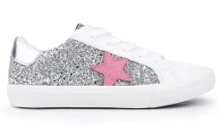 Discount KIDS GLORIA - WHITE SILVER PINK Kids Kids Sneakers|Kids Sneakers