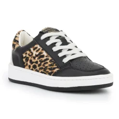 New KIDS HALEE - BLACK LEOPARD MULTI Kids Kids Sneakers|Kids Sneakers
