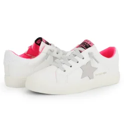Shop KIDS HENRIETTE - WHITE PINK SPLASH Kids Kids Sneakers|Kids Sneakers