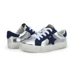 Flash Sale KIDS VAIL - WASHED SILVER/ NAVY Kids Kids Sneakers|Kids Sneakers